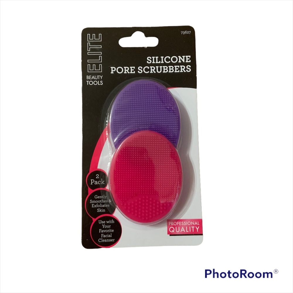 Elite Beauty Tools NWT Pink and Purple Silicone Face Scrubbers